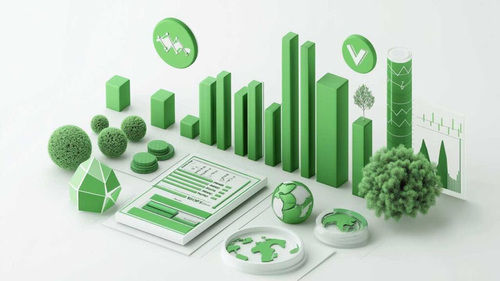 A graph illustrating the environmental impact of renewable propane on greenhouse gas emissions.